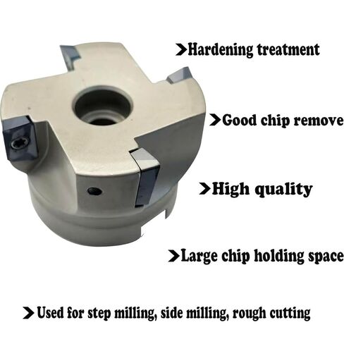 BAP400R 63-22-4T قاطعة الطحن للوجه 63 مللي متر/2.48 بوصة مع 10 قطعة APMT1604PDER DP نهاية مطحنة الوجه قاطعة الطحن إدراجات الطحن in Kuwait