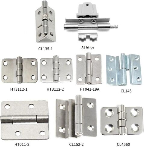 304 Stainless Steel Small Hinges Industrial Cabinet Thickened Folding 1Pcs(CL135-1) in Kuwait