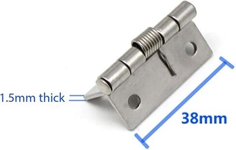 CL135-1 Miniature 1.5-inch Hinge 304 Stainless Steel Spring Type Loose Leaf 1Pcs in Kuwait