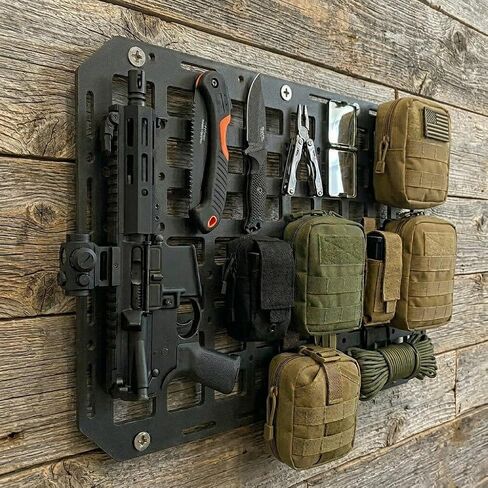 Rigid MOLLE Panel Wall Mount Organizer, ABS, 15.7x11 Inch, Modular Storage Rack for Truck Bed, Garage, Trailer, Off-Road Tailgate & RV (2 Pack) in Kuwait