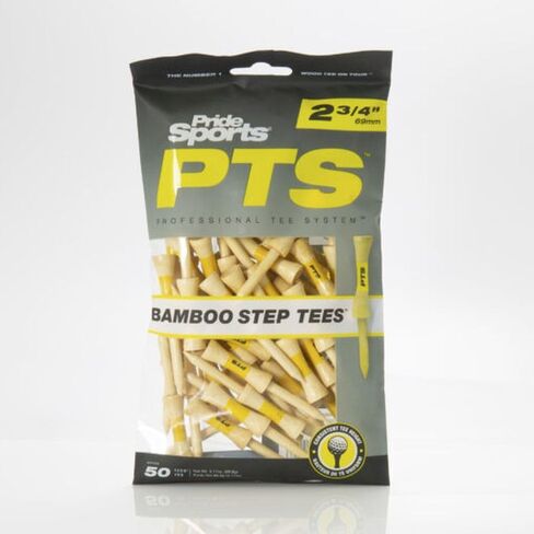 Pride Sports Professional Tee System Step Tees (2 3/4", Bamboo, 50pk) in Kuwait
