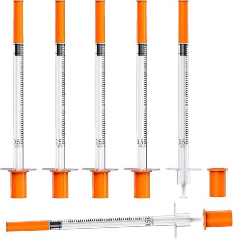 0.5ml/cc 31G x 1/2'' (12.7mm) Syringe, Individually Packed, 100/Box in Kuwait