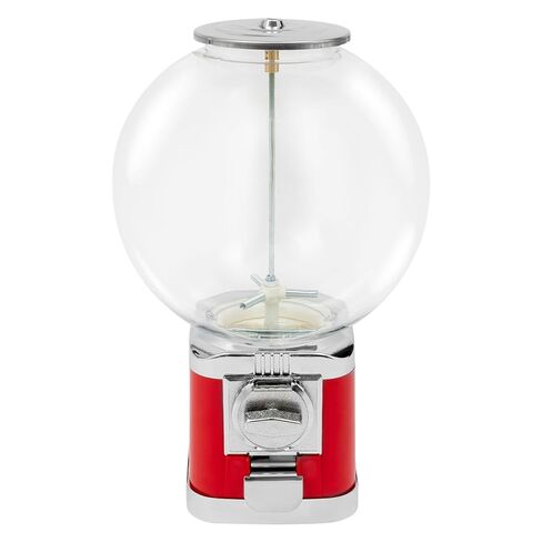 1 Dollar Coin Operated Twister Ball Dispenser, Commercial Vending Machine, LM-202B Pink Big Capsule Toys Vending Machine, 500 1.26-inch Ball Candy Gumball Machine for Retail Store, Game Hall in Kuwait