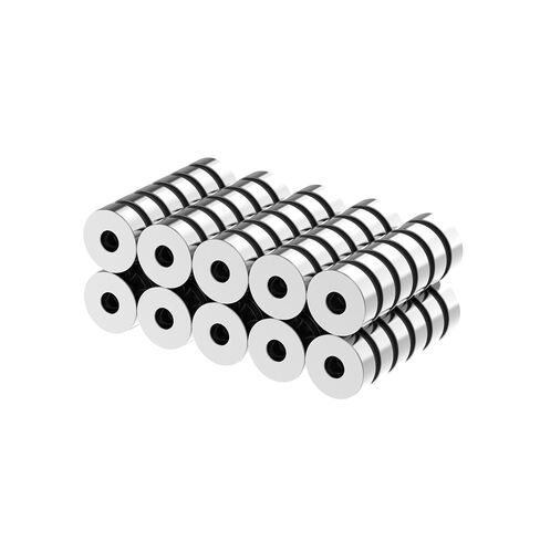 Small Strong N52 Ring Magnets- 3/8" OD x 1/8" ID x 1/8" Thick - 60 Pack, Neodymium Magnet Ring, Round Rare Earth Magnet with Hole for Office, Home,Workshop,DIY Craft Projects in Kuwait