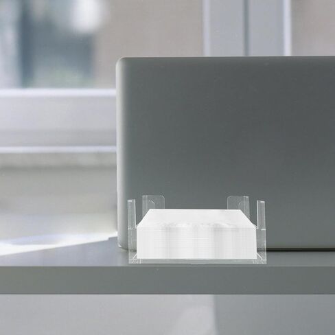 Operitacx Acrylic Napkin Holder Tissue Dispenser Vertical Paper Napkin Stand with Four-sided Slot for Kitchen Bathroom Tabletop Organization in Kuwait