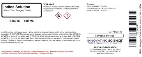 ALDON Innovating Science Reagent-Grade Iodine Solution, 500mL - The Curated Chemical Collection in Kuwait
