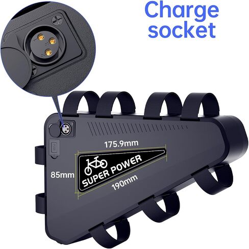 بطارية Ebike 72V 20Ah مع 60A BMS لـ 20000W 3000W 25000W مجموعة تحويل الدراجة الكهربائية - ترقية بطارية مثلث Ebike بطارية ليثيوم أيون (LG / خلايا) / شاحن متضمن in Kuwait