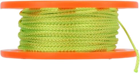 Diving Reel Durable Fluorescent Green Line 30m for Underwater Sports Lightweight Plastic Orange in Kuwait