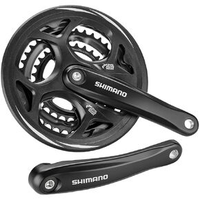 مجموعة سلاسل Shimano FC-M311 Altus Square Taper، 48/38/28T، مع واقي سلسلة، 175 مم in Kuwait