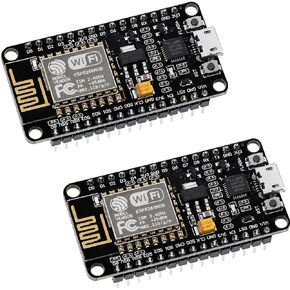 ESP8266 NODEMCU WIFI Development Board (2 Pack) - USB Type -C مع CH340 ، متوافق مع Arduino IDE لمشاريع إنترنت الأشياء والإلكترونيات DIY in Kuwait