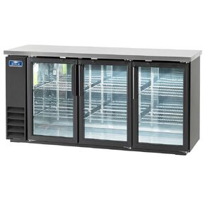 ثلاجة Arctic Air ABB72G ذات شريط خلفي تجاري بثلاثة أبواب مقاس 73 بوصة، سعة 20.7 قدم مكعب وسعة 84 6 عبوات، 115 فولت in Kuwait