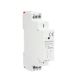 Din Rail Type GR8 AC 12V 24V 48V Switch Relay Intermediate Relay Auxiliary Relay 8A 16A Approved(ACDC24V,GR8-308) in Saudi Arabia