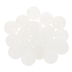 Generic 20pcs PP Plastic Bearing Balls 20mm Solid Plastic Balls, Precision Bearing Ball, White in Kuwait