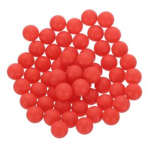 Generic 100 قطعة PP كرات بلاستيكية صلبة 8 مم كرات بلاستيكية صلبة، كرة تحمل دقيقة، أحمر in Kuwait