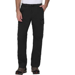 بنطال كارجو قابل للتحويل للمشي لمسافات طويلة في الهواء الطلق للرجال من BC Clothing (أسود، XXLx29) in Kuwait