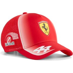 PUMA Scuderia Ferrari F1 2026 Lewis Hamilton Kids' Trucker Hat - Red - One Size Fits Most in Saudi Arabia