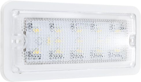 مصباح قبة LED مستطيل مقاس 5.75 بوصة / غطاء أبيض مع براغي in Kuwait