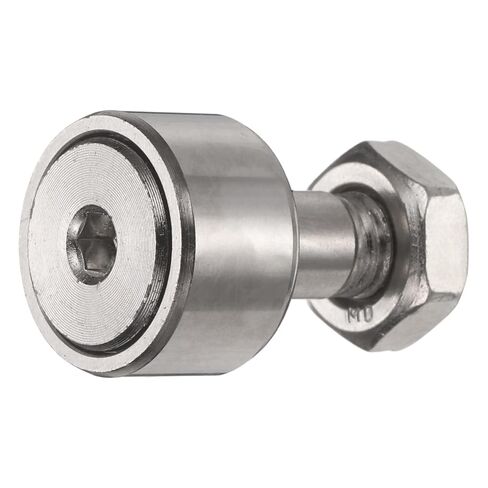 uxcell CF5 Cam Follower KR13 محمل أسطواني إبرة، محامل مسار فولاذية من الكروم، قطر الأسطوانة 13 مم، نوع مسمار ذكر M5x0.8 مم لسكة توجيه أداة الآلة in Kuwait