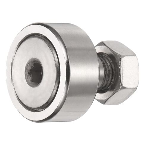 uxcell CF5 Cam Follower KR13 محمل أسطواني إبرة، محامل مسار فولاذية من الكروم، قطر الأسطوانة 13 مم، نوع مسمار ذكر M5x0.8 مم لسكة توجيه أداة الآلة in Kuwait