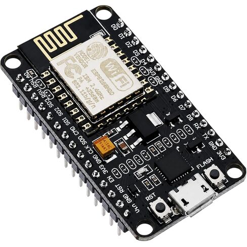 ESP8266 NODEMCU WIFI Development Board (2 Pack) - USB Type -C مع CH340 ، متوافق مع Arduino IDE لمشاريع إنترنت الأشياء والإلكترونيات DIY in Kuwait