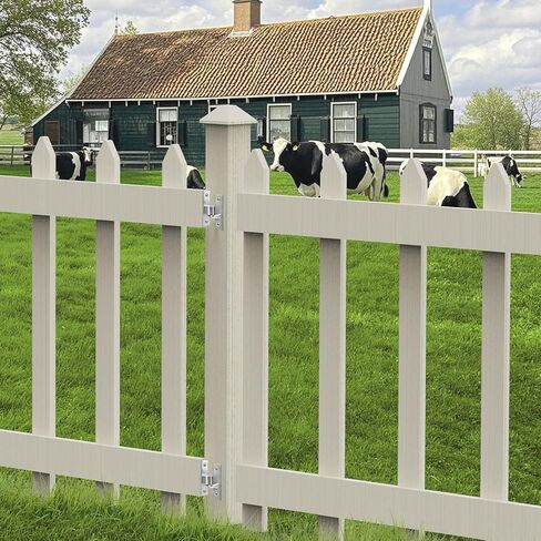 4 Pack Wall Mount Gate Hinges, Heavy Duty Wall Plate Hinges, Outdoor Chain Link Fence Gate Hinges Fence Post Link Gate Hinge, with 5/8 Hinge Pin (Screws Not Included) in Kuwait