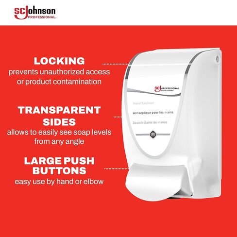 SC Johnson Professional InstantFoam Hand Sanitizer Complete 2-Pack 1L Cartridge Refill Pack in Saudi Arabia