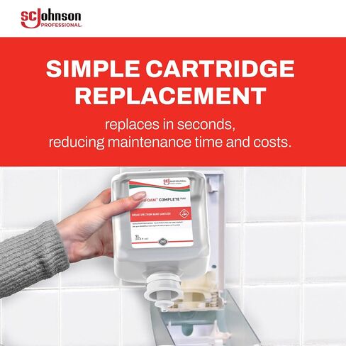 SC Johnson Professional InstantFoam Hand Sanitizer Complete 2-Pack 1L Cartridge Refill Pack in Saudi Arabia