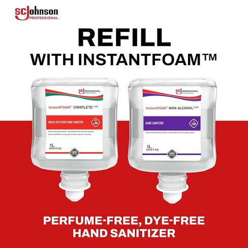 SC Johnson Professional InstantFoam Hand Sanitizer Complete 2-Pack 1L Cartridge Refill Pack in Saudi Arabia