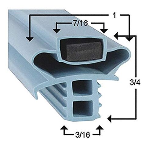 Delfield Refrigeration Door Gasket 1702623 in Kuwait