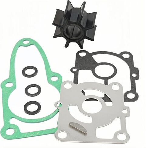 43026Q02 مجموعة خدمة المكره الخارجية المتوافقة مع Mercury Marine 40 45 50 60 75 80 90 100 115 135 150 175 200 225 250 275 300 350 400 HP 4 السكتة الدماغية نموذج المحركات مضخة المياه 8M0025709 in Kuwait