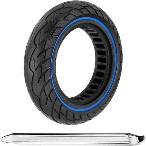 إطارات سكوتر صلبة مقاس 10 × 2.5 بوصة: 60/70-6.5 عجلة مطاطية بديلة بدون أنبوب لـ Segway Ninebot G30 / G30D / G30E / G30LP / G30D II / G30 Max & Gotrax G5/G6/G MAX & Hiboy S2 MAX-أسود (قطعة واحدة) in Saudi Arabia