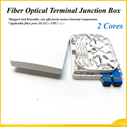Fiber Optic Panel Box 2 Port FTTH Terminal with Connector(SC) in Kuwait