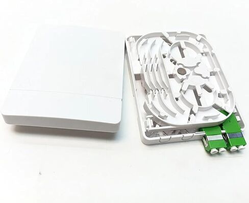 Fiber Optic Panel Box 2 Port FTTH Terminal with Connector(SC) in Kuwait
