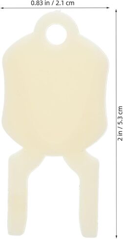 1 PCS Soap Dispenser Key, Universal Liquid Soap Dispensers Key Replacement, Plastic Hand_Sanitizer Opener Spare Part for Commercial Restrooms, Residential Homes, Offices and Hotels, White in Kuwait