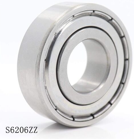منتجات نقل الطاقة S6206ZZ محامل الأخدود العميق 306216 مم ABEC-1 S6206 Z ZZ S 6206 440C محامل كروية من الفولاذ المقاوم للصدأ S6206Z in Kuwait