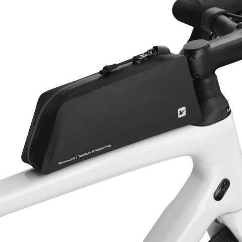 Bike Top Tube Bag Waterproof 1L Bicycle Frame Bag with Screw or Strap Mount for Road MTB Gravel Bike in Kuwait