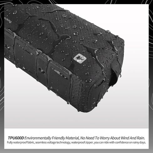 Bike Top Tube Bag Waterproof 1L Bicycle Frame Bag with Screw or Strap Mount for Road MTB Gravel Bike in Kuwait
