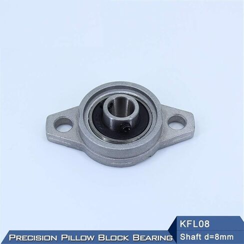تحمل العلب KFL08 شنت 8 مللي متر رمح قطر KFL سبائك الزنك وسادة كتلة الإسكان محامل شفة FL08 in Kuwait