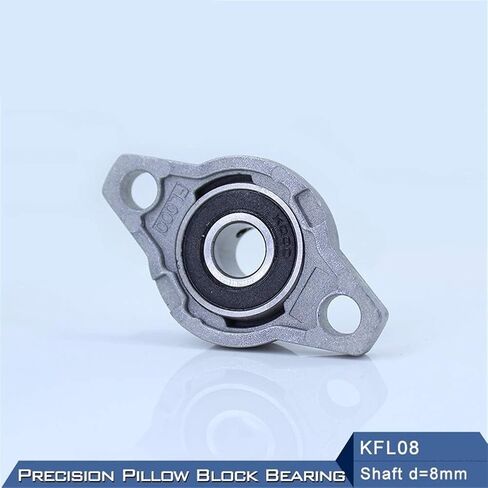 تحمل العلب KFL08 شنت 8 مللي متر رمح قطر KFL سبائك الزنك وسادة كتلة الإسكان محامل شفة FL08 in Kuwait