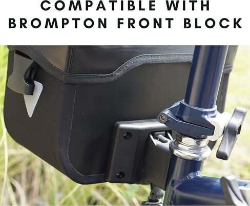 Vincita Bag Adapter for Brompton Bike Hardware Kit - Compatible with Brompton Front Carrier Block - Bolts and Nuts Included - Bicycle Accessories - Convert Any Bag to fit Your Brompton Bike in Kuwait