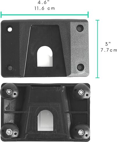 Vincita Bag Adapter for Brompton Bike Hardware Kit - Compatible with Brompton Front Carrier Block - Bolts and Nuts Included - Bicycle Accessories - Convert Any Bag to fit Your Brompton Bike in Kuwait
