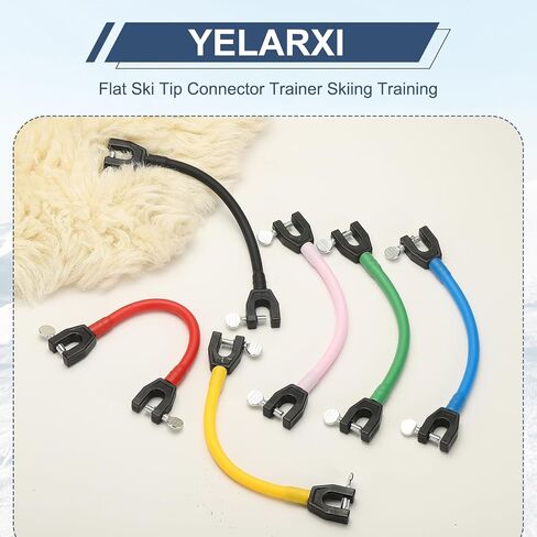Ski Tip Connector, Snowboard Clip Ski Training Aid Basic Turning Portable Durable Holder Skiing Accessories in Kuwait