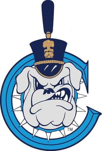 Vinyl Sticker The Citadel Bulldogs Premium Quality Decals Indoor/Outdoor Use for Car Bumper Vehicle Laptop Window & Any Surfaces in Kuwait