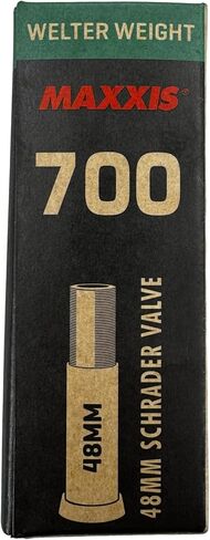 Maxxis 700 x 33-50 Heavy Duty Bike Tube | Schrader Valve | Puncture Resistant | 130g Gravel Bicycle Inner Tube - 2 Pack in Kuwait