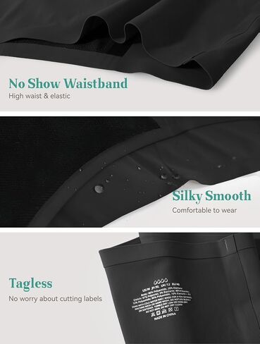 TIICHOO Incontinence Underwear for Women High Waisted Period Panties Heavy Flow Seamless Leakproof Underwear 5 Pack in Saudi Arabia