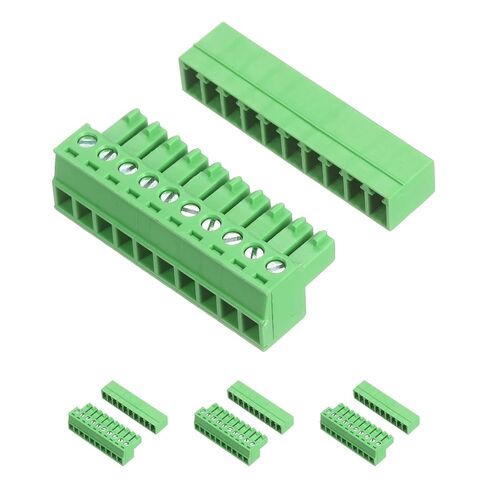 MECCANIXITY 4SET 12-Pin 3.81mm الملعب قابل للتوصيل المسمار محطة كتلة موصل الزاوية اليمنى محطة كتلة التوصيل DIY بها بنفسك وحدات PCB in Kuwait