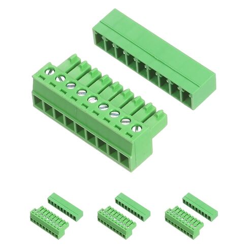 MECCANIXITY 4SET 12-Pin 3.81mm الملعب قابل للتوصيل المسمار محطة كتلة موصل الزاوية اليمنى محطة كتلة التوصيل DIY بها بنفسك وحدات PCB in Kuwait