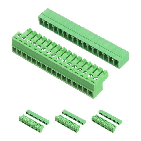 MECCANIXITY 4SET 12-Pin 3.81mm الملعب قابل للتوصيل المسمار محطة كتلة موصل الزاوية اليمنى محطة كتلة التوصيل DIY بها بنفسك وحدات PCB in Kuwait
