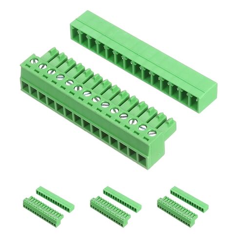MECCANIXITY 4SET 12-Pin 3.81mm الملعب قابل للتوصيل المسمار محطة كتلة موصل الزاوية اليمنى محطة كتلة التوصيل DIY بها بنفسك وحدات PCB in Kuwait