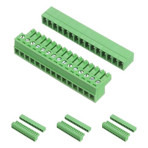 MECCANIXITY 4SET 12-Pin 3.81mm الملعب قابل للتوصيل المسمار محطة كتلة موصل الزاوية اليمنى محطة كتلة التوصيل DIY بها بنفسك وحدات PCB in Kuwait